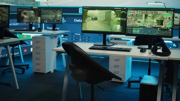 Cuarto de cámaras de seguridad
